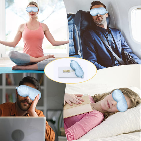 3D 100% 22mm Silk Adjustable Sleep Mask